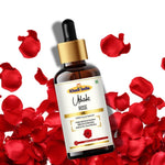 Khadi Rose Essential Oil | Pure & Natural Rose Oil for Face & Skin Care | Floral Essential Oil for Hydration, Brightening & Glowing-Looking Skin | Aromatherapy & Relaxation | 15 ml