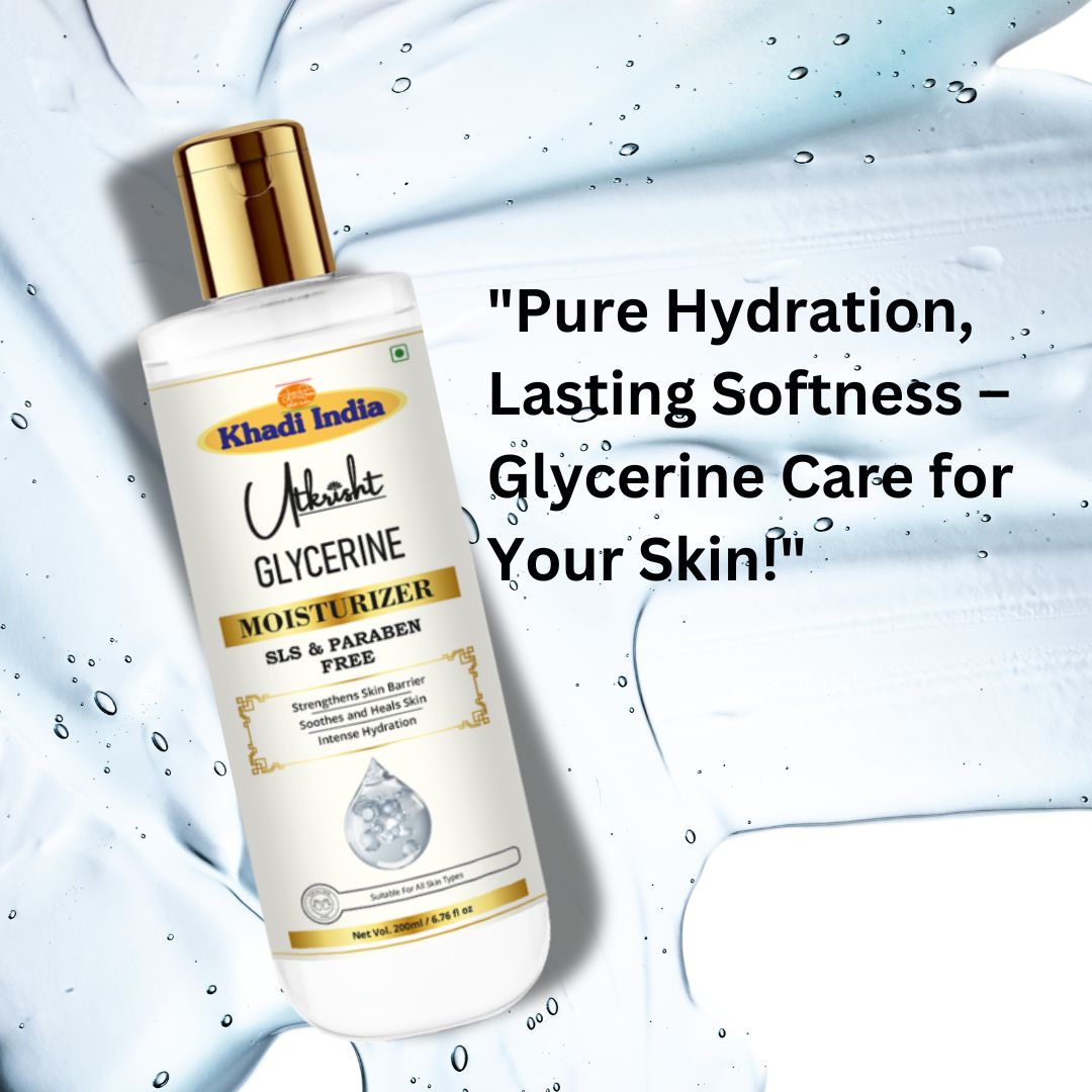 Utkrisht Khadi Pure Glycerine Moisturizer | Deep Nourishing & Non-Greasy Face & Body Cream
