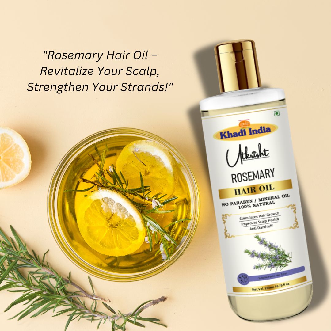 Utkrisht Khadi Rosemary Hair Oil (200ml)