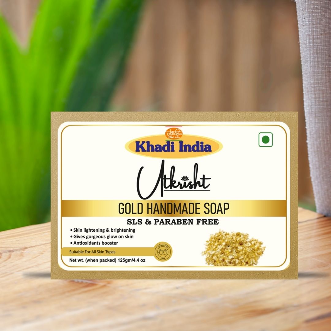 Utkrisht Khadi Gold Soap (125g)