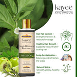 Kayee Ayurveda Amla Bhringraj Rosemary Shampoo for Men & Women | Herbal Hair Cleanser with Amla, Bhringraj & Rosemary | Helps Cleanse Scalp, Condition Hair, Improve Texture, Reduce Dryness & Maintain Healthy-Looking Hair | 210 ml