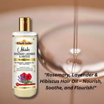 Utkrisht Khadi Pure Rosemary, Lavender & Hibiscus Hair Oil | Herbal Formula for Hair Growth, Hair Fall Control & Scalp Nourishment