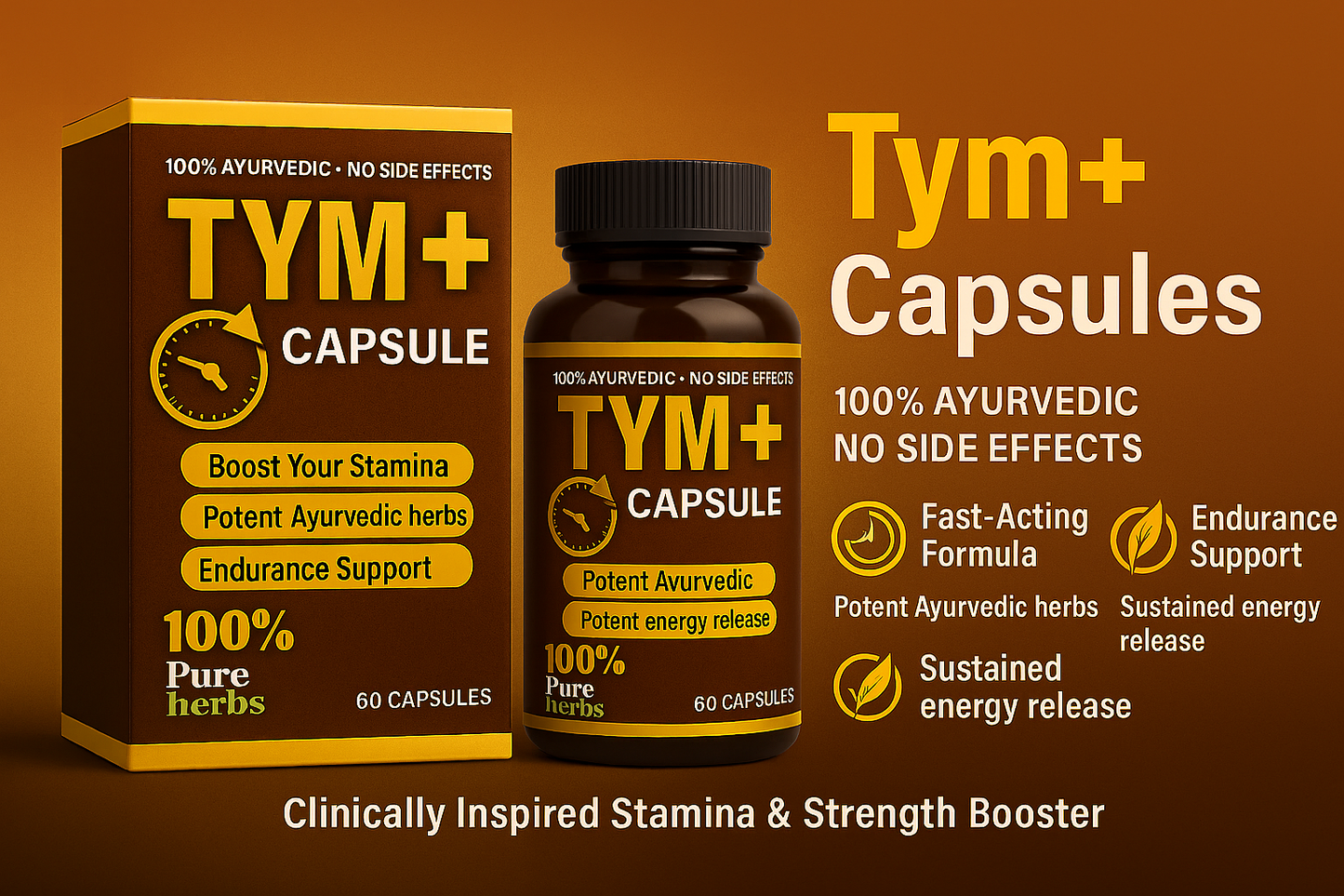 Rudra Mantra Tym Plus+ Capsules - 60 Capsules