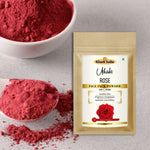 Khadi Rose Powder for Face & Skin | 100% Natural Rose Petal Powder | Skin Soothing & Refreshing Herbal Face Pack | Helps Improve Skin Softness, Glow & Radiance | Gentle Skincare Powder | For All Skin Types | 100 gm