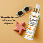 Khadi SPF 50 Sunscreen Lotion | Broad Spectrum UVA & UVB Sun Protection | Water-Resistant Sunblock for Face & Body | Helps Prevent Sun Tan & Sun Damage | 100 ml