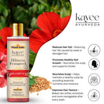 Kayee Ayurveda Hibiscus Fenugreek Shampoo for Hair Growth & Hair Fall Care | Herbal Shampoo with Hibiscus & Fenugreek for Scalp Cleansing, Hair Nourishment, Strength, Smoothness & Natural Shine | 210 ml