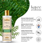 Kayee Ayurveda Anti-Dandruff Shampoo for Men & Women | Herbal Scalp Cleansing Shampoo for Dandruff & Flaky Scalp Care | Helps Remove Excess Oil, Cleanse Scalp & Maintain Fresh, Healthy-Looking Hair | 210 ml