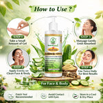 Bhudevam Naturals Khadi Aloe Vera Gel for Acne & Pimples – Reduces Redness & Blemishes Transparent- 500GM