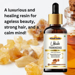 Khadi Frankincense Essential Oil | Pure & Natural Frankincense Oil for Face & Body Care | Essential Oil for Glowing-Looking Skin, Skin Care & Relaxation | Aromatherapy Oil | 15 ml