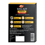 Dabur Shilajit Gold Vitality Capsules for Men | For Immunity, Strength, Stamina & Power- Pack of 30 Capsules+6 Capsules Free