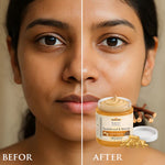 Kayee Ayurveda Sandalwood & Mulethi Face Pack for Men & Women | Herbal Facial Mask with Chandan & Licorice for Dull & Uneven-Looking Skin | Helps Remove Dirt, Excess Oil & Surface Impurities for Soft, Smooth & Radiant-Looking Skin