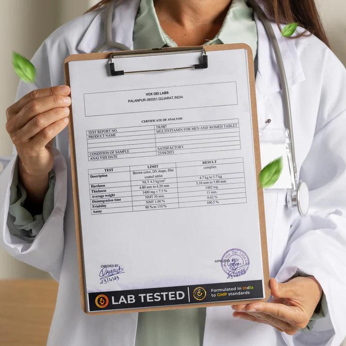 Health Veda Organics Multivitamin Tablet for Men - 60 Tablets