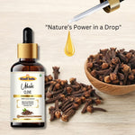 Khadi Clove Essential Oil | Pure & Natural Clove Oil for Body Massage & Aromatherapy | Warming Herbal Essential Oil for Oral Care Routines & Relaxation | 15 ml`