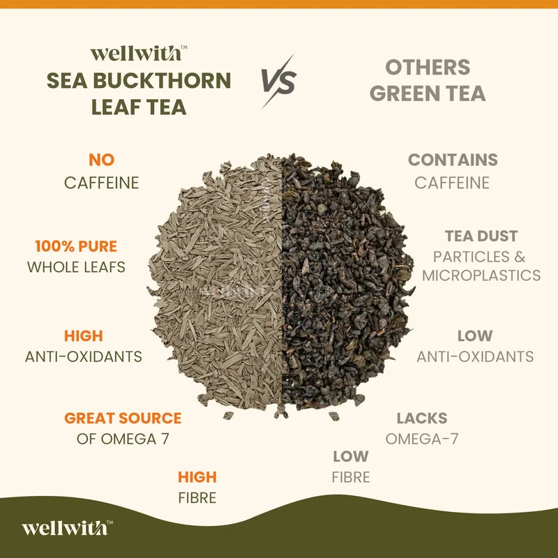 WellWith Sea Buckthorn Leaf Tea (50g)