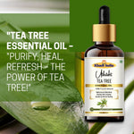 Khadi Tea Tree Oil – Therapeutic Grade Essential Oil for Skin Care, Hair Growth & Diffuser