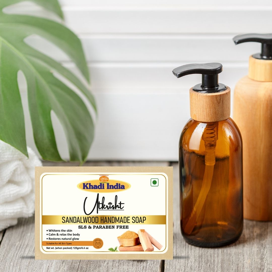 Utkrisht Khadi Sandalwood Soap (125g)