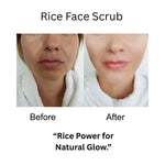 Kayee Ayurveda Rice Face Scrub for Men & Women | Herbal Facial Exfoliating Scrub for Deep Cleansing, Dead Skin Removal & Skin Smoothing | Helps Remove Excess Oil & Impurities | Suitable for Regular Skincare Routine