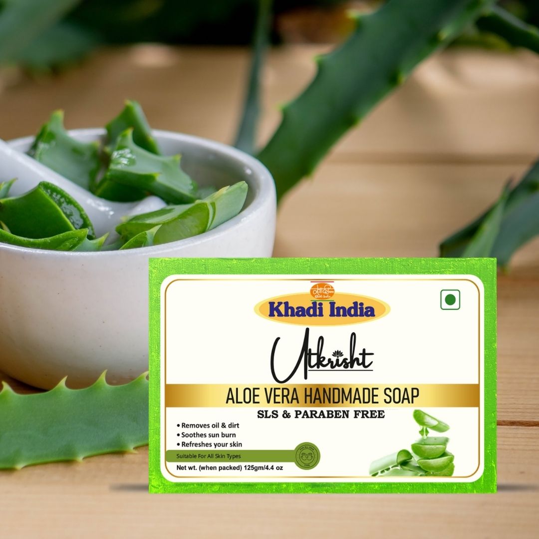 Utkrisht Khadi Chandan Haldi Soap (125g)