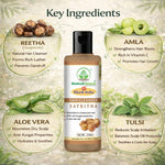 Bhudevam Naturals Khadi Satritha Hair Cleanser – Natural Care for Thick & Healthy Hair- 420ML (Pack of 2)