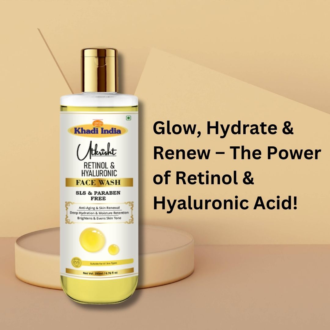 Utkrisht Khadi Retinol & Hyaluronic Face Wash (200ml)