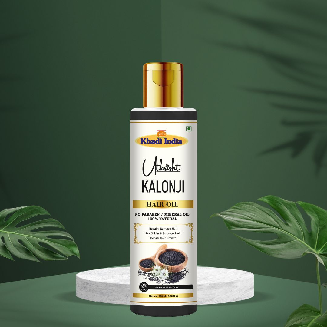 Utkrisht Khadi Kalonji (Black Seed) Hair Oil (100ml)