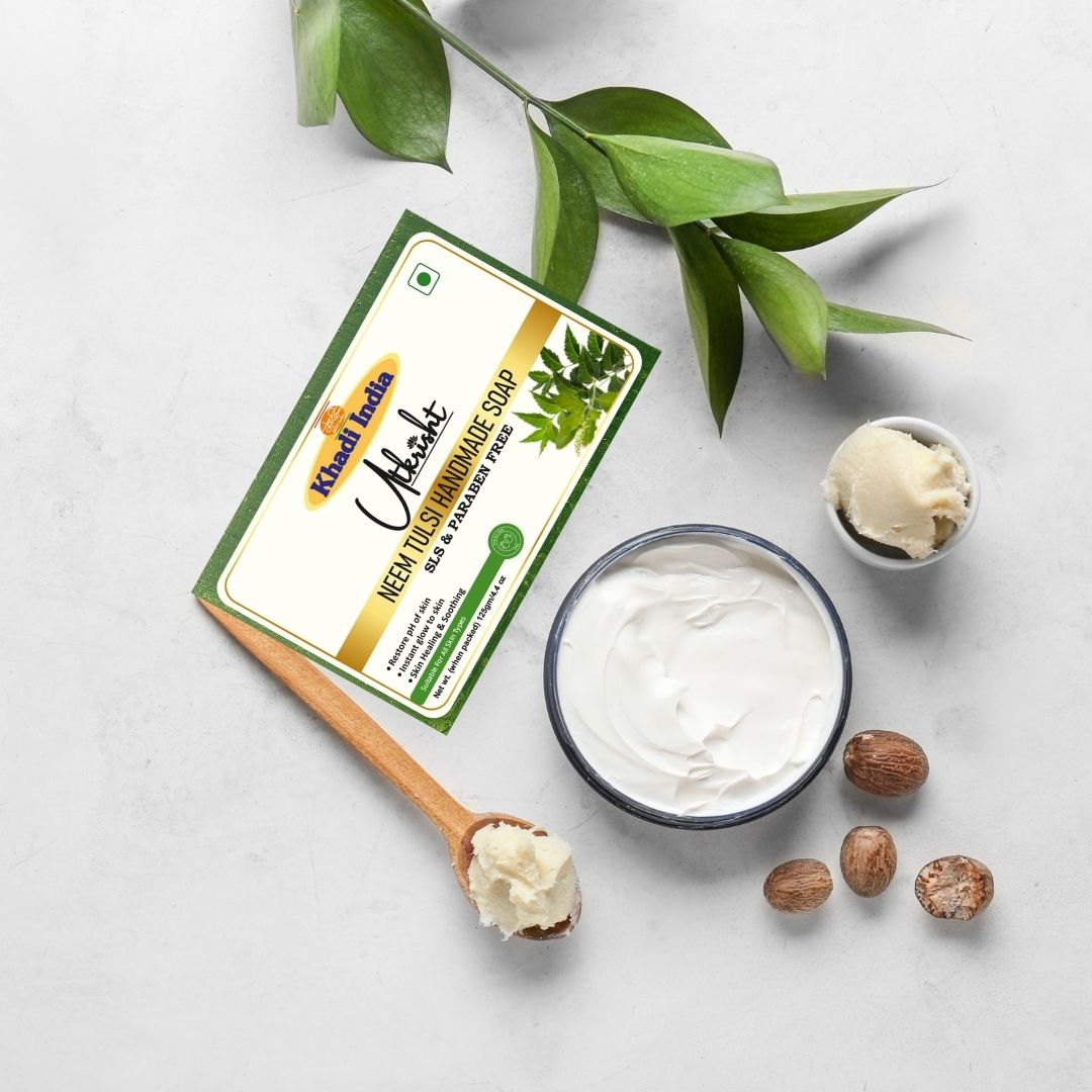Utkrisht Khadi Neem & Tulsi Soap (125g)