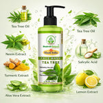 Bhudevam Naturals Khadi Tea Tree Face Wash – Anti-Pimple, Anti-Blemish & Refreshing Formula- 420ML (Pack of 2)
