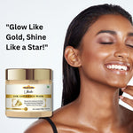 Khadi 24K Gold Face Pack for Glowing & Youthful Skin | Herbal Formula for Smooth, Radiant & Youthful Skin- 100GM