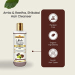 Utkrisht Khadi Amla Reetha Shikakai Shampoo (200ml)