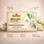 Bhudevam Naturals Khadi White Musk Soap – Luxury Fragrance Bath Soap for Soft & Smooth Skin- 500GM (Pack of 4)