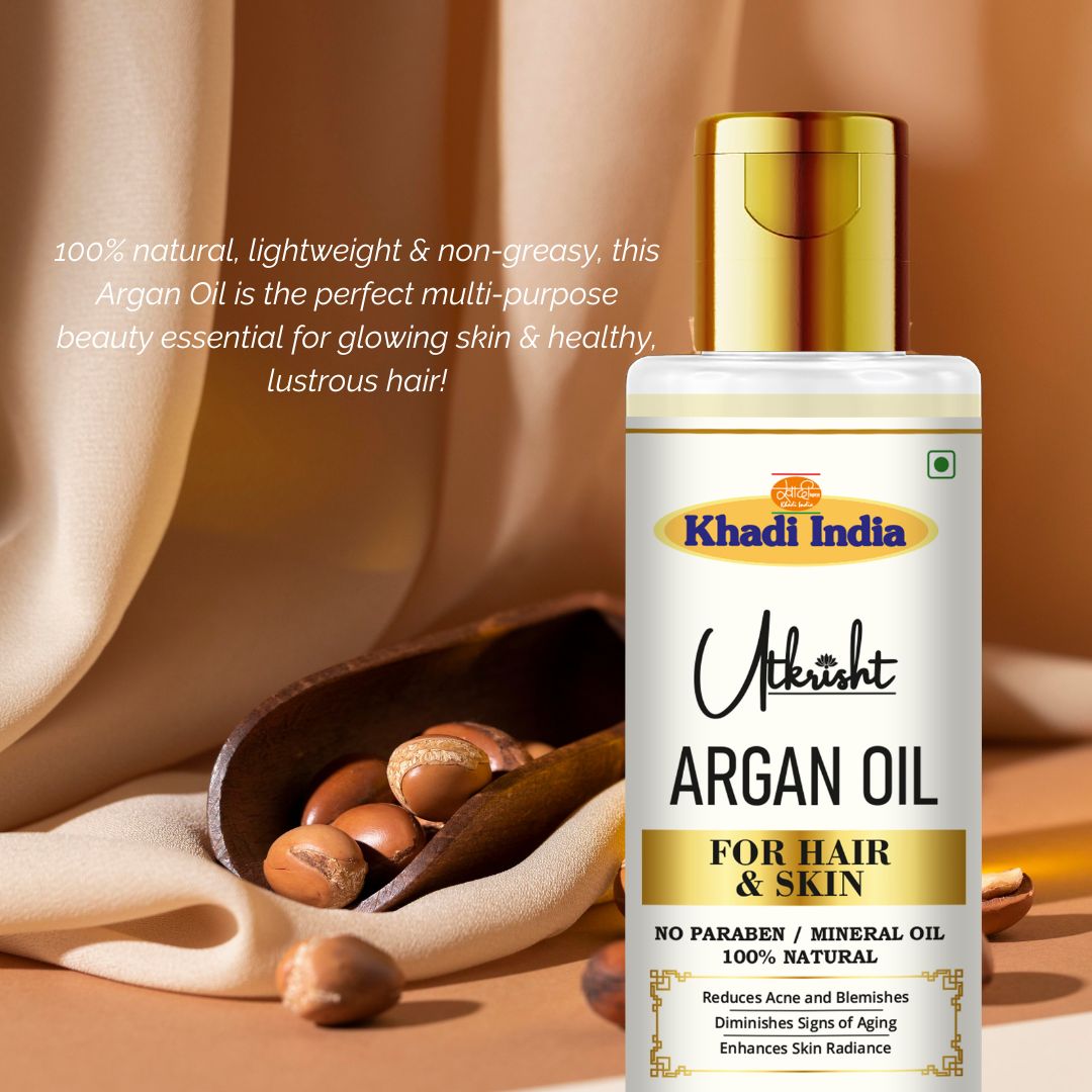 Utkrisht Khadi Argan Oil for Hair & Skin (100ml)