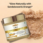 Khadi Sandal Face Scrub | Natural Sandalwood (Chandan) Exfoliating Scrub | Helps Remove Dead Skin, Dirt & Surface Impurities |  100 gm