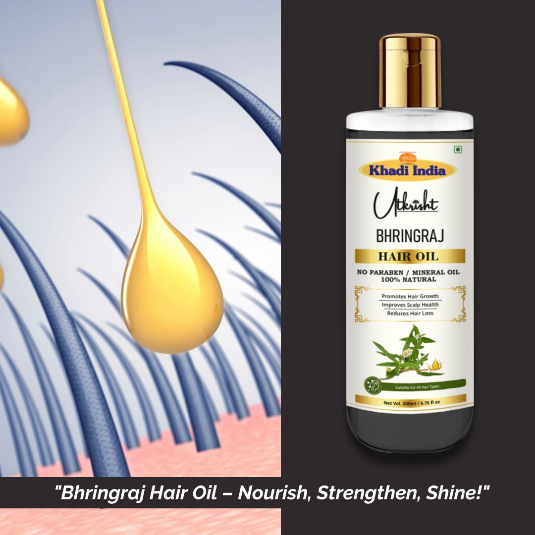 Utkrisht Khadi Bhringraj Hair Oil (200ml)