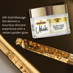 Khadi 24K Gold Face Gel for Glowing & Brightening Skin | Hydrating Gel for Dull & Tired-Looking Skin | Lightweight, Non-Sticky & Non-Greasy Face Moisturizer | For Men & Women | 50 gm
