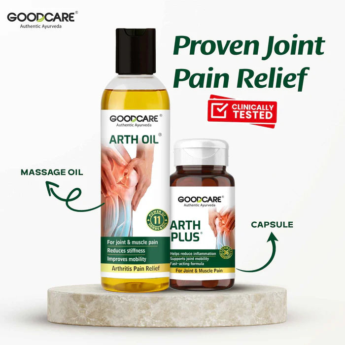 Goodcare Arth Plus Capsules – Fast-Acting Relief for Joint & Muscle Pain - 60 Capsules