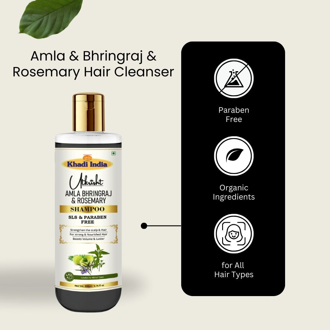Khadi Amla & Bhringraj Shampoo (200ml)