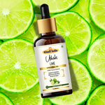 Khadi Lime Essential Oil | Pure & Natural Lime Oil for Face & Skin Care | Essential Oil for Oily & Acne-Prone Skin | Brightening & Refreshing Aromatherapy Oil | 15 ml