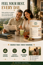 Herbs O’ Shrubs Immunity Booster Powder | Kesar Pista Flavour | Nutrition Powder | Ayurvedic Vitality Blend with Ashwagandha, Sea Buckthorn & Blue Green Algae | Vegan & Daily Immune Support,  200g