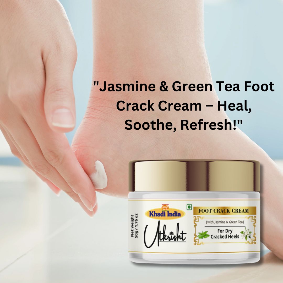 Khadi Essentials Foot Crack Repair Cream (50g) | Deep Moisturizing Cream for Dry, Rough & Cracked Heels