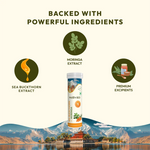 WellWith Sea Buckthorn + Moringa Effervescent Tablets (15 Tablets)