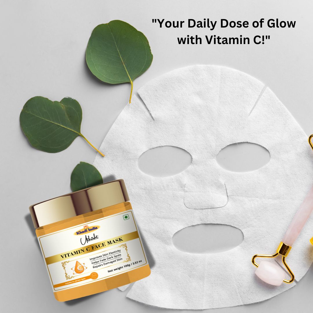 Khadi Herbal Vitamin C Face Pack (100gm Each)
