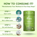 WishNew Wellness Hydrafuel Instant Energy Drink Mix - Lemon Sachet (10gm Each)