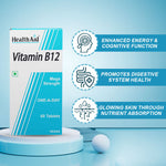 HealthAid Vitamin B12 1000mcg Tablets - 60 Tablets