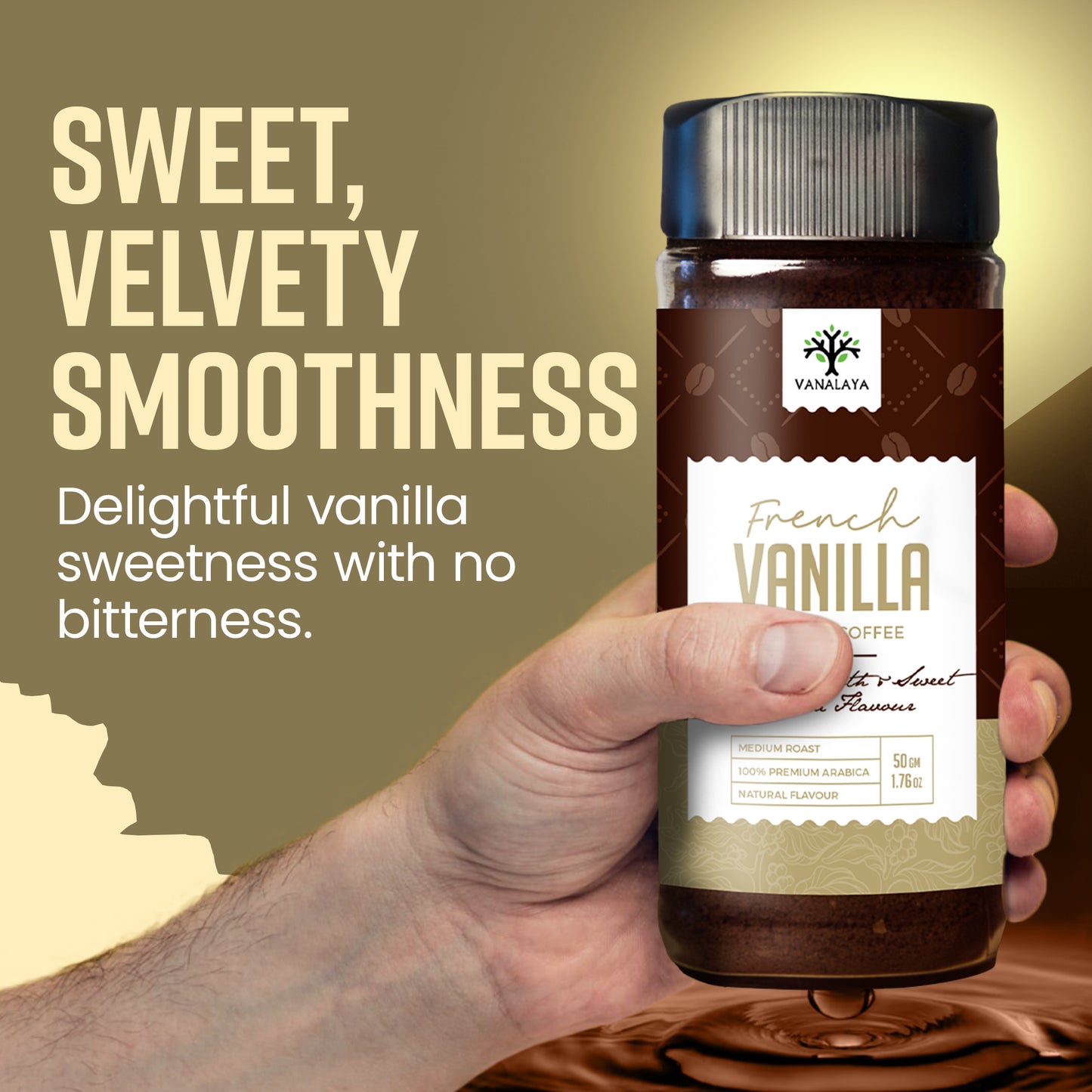 Vanalaya French Vanilla Instant Coffee Vanilla Flavoured Coffee