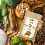 Khadi Ubtan Leaf Powder for Face & Body | 100% Natural Ayurvedic Ubtan Powder | De-Tan, Skin Brightening & Deep Cleansing Care | Herbal Bridal Glow Face & Body Pack | For All Skin Types | 100 gm