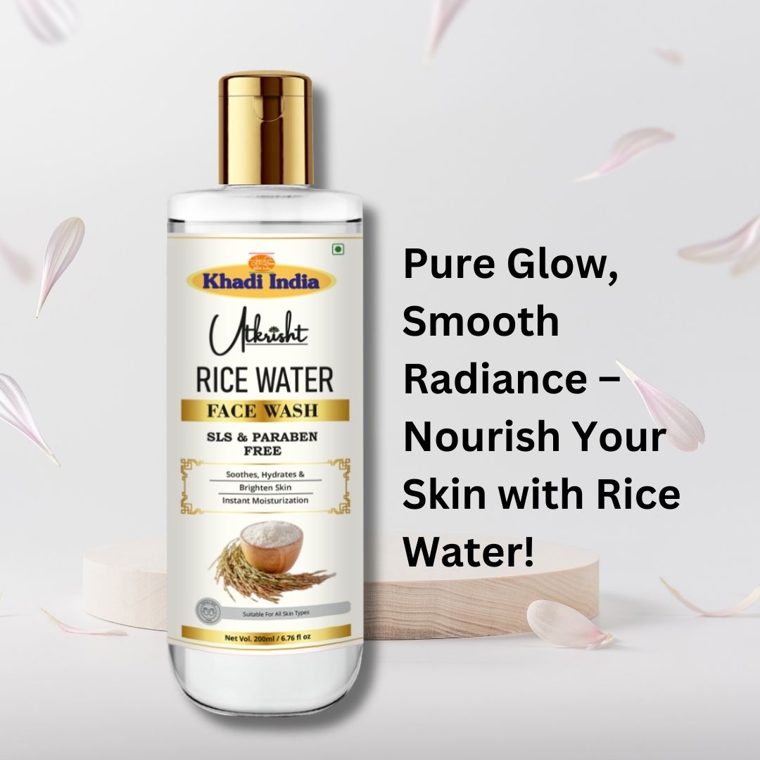 Utkrisht Khadi Rice Water Face Wash (200ml)