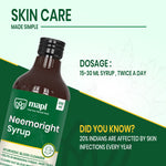 MAPL Neemoright Syrup | Ayurvedic Blood Purifier & Skin Care | Reduces Acne, Itching, Inflammation, Fights Skin Infections & Boosts Immunity | 200 ml