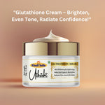 Khadi Essentials Glutathione Skin Brightening & Radiance Face Cream (50g) | For Clear, Smooth & Glowing Skin