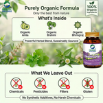 Organic Wellness Healthy Hair Capsules -  90 Vegetarian Capsules