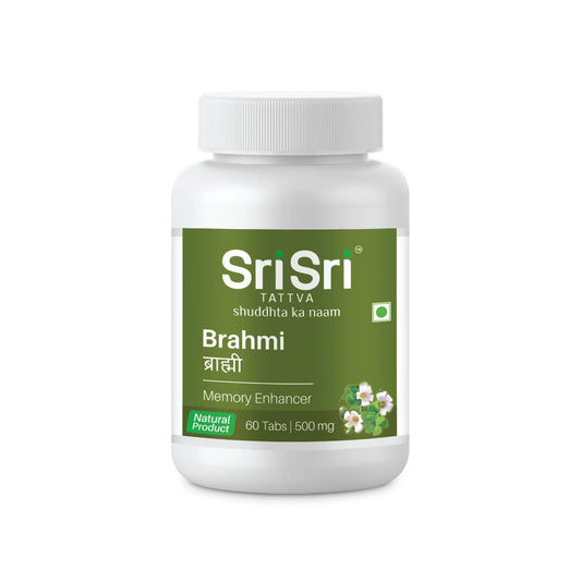 Sri Sri Tattva Brahmi Tablet - 500mg - 60 Tablet - Pack of 2